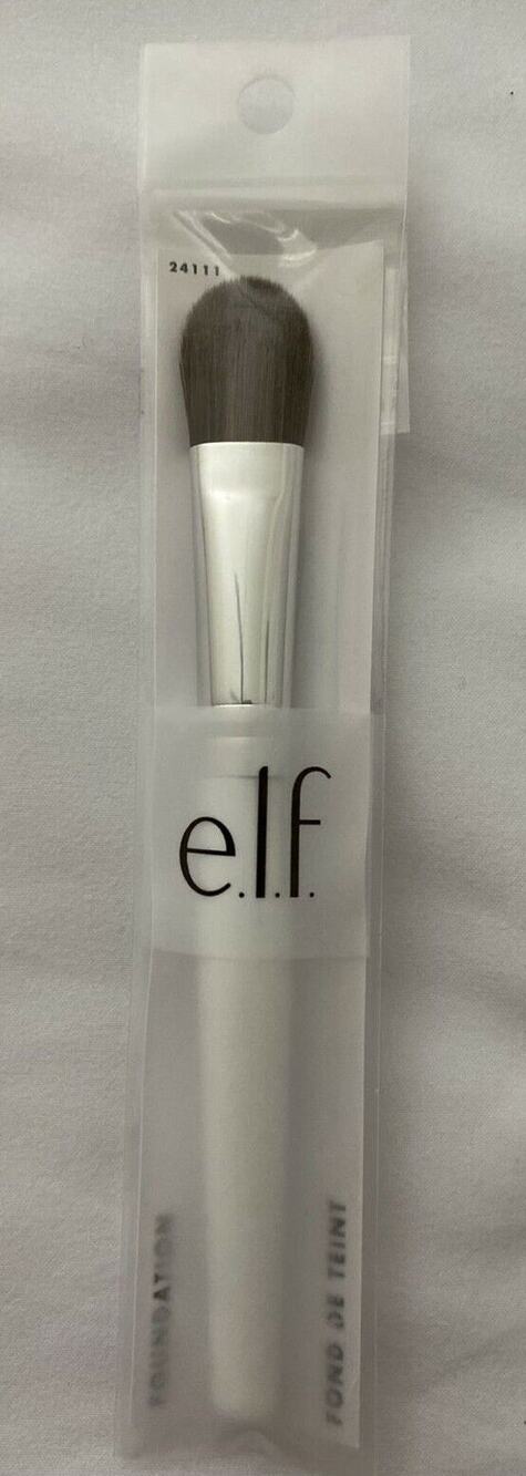 e.l.f. Foundation Brush Set of 2 Cruelty Free Vegan New in Box